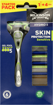 WILKINSON SWORD,maszynka do golenia 5-ostrzowa, z wymiennymi wkładami, dla mężczyzn,przód