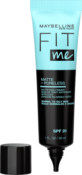 MAYBELLINE,baza pod makijaż matująca, Transparentny,kompozycja-1