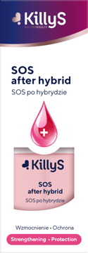 KILLYS,odżywka do paznokci SOS po hybrydzie,przód