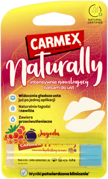 CARMEX,balsam do ust intensywnie nawilżający,przód