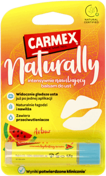 CARMEX,balsam do ust intensywnie nawilżający,przód