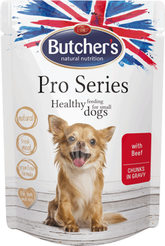 BUTCHER'S,karma pełnoporcjowa mokra dla dorosłych psów z wołowiną,przód