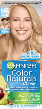 GARNIER COLOR NATURALS CREME,farba do włosów trwała nr 100 Super Naturalny Blond,przód