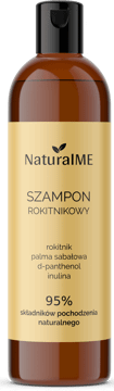 NATURALME,szampon do włosów rokitnikowy,przód
