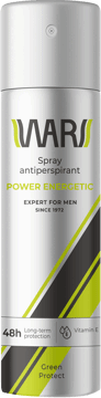 WARS,antyperspirant w sprayu dla mężczyzn Power Energetic,przód
