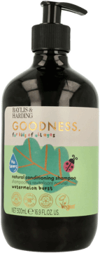 BAYLIS & HARDING,naturalny szampon odżywczy z formułą bez łez, moc arbuza,przód