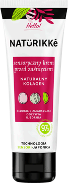NATÜRIKKÉ,krem do twarzy sensoryczny, ultra-kolagen, na noc,kompozycja-1