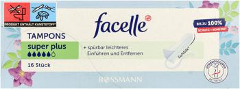 FACELLE,tampony higieniczne Super Plus,przód