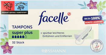 FACELLE,tampony higieniczne Super Plus,przód