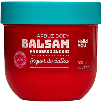 HELLO!YOU,balsam do ciała z ekstraktem z arbuza,przód