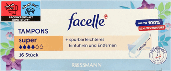 FACELLE,tampony higieniczne Super,przód
