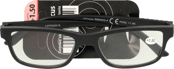 INFOCUS,gotowe okulary do czytania moc: +1.50,kompozycja-1