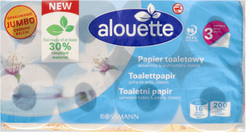 ALOUETTE,papier toaletowy 3-warstwowy,przód