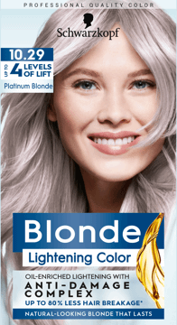 SCHWARZKOPF BLONDE,farba do włosów 10.29 Platinum Blonde,przód