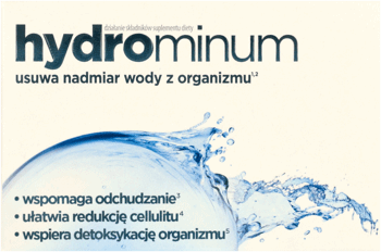 HYDROMINUM,suplement diety usuwający nadmiar wody z organizmu,przód