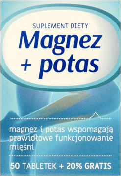 BIOTTER,suplement diety magnez + potas Anty Skurcz,przód