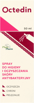 OCTEDIN,spray do higieny i oczyszczania skóry antybakteryjny,przód