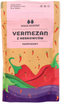 WEGE SIOSTRY,vermezan z nerkowców, paprykowy,przód