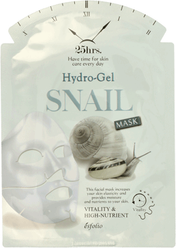 ESFOLIO,regenerująco- odżywczo hydrożelowa maska  w płachcie z ekstraktem ze śluzu ślimaka,przód