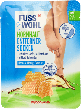 FUSSWOHL,maska do stóp w postaci skarpetek, one size,przód