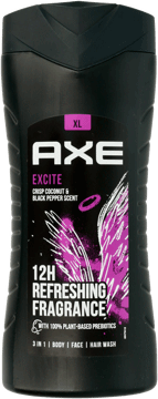 AXE,żel pod prysznic dla mężczyzn, excite,przód
