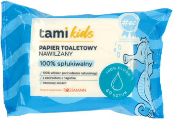 TAMI,nawilżany papier toaletowy,przód