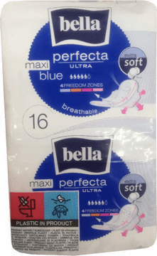 BELLA,podpaski higieniczne ze skrzydełkami, ultracienkie,przód