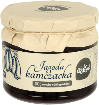 A TO DOBRE!,konfitura Jagoda Kamczacka,przód