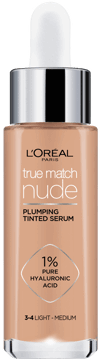 L'ORÉAL PARIS,serum do twarzy skoncentrowane, nr 3-4 Light-Medium,przód