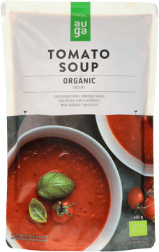 AUGA,ekologiczna zupa pomidorowa,przód