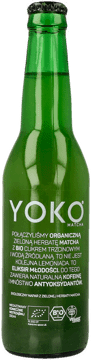 YOKO BIO,napój z zielonej herbaty matcha,przód