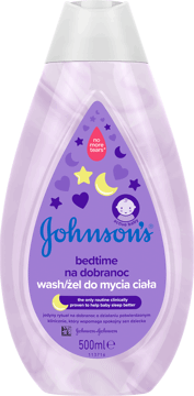 JOHNSON'S BABY,żel do mycia ciała na dobranoc,przód