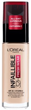 L'ORÉAL PARIS,podkład do twarzy kryjący, oddychający, nr 015 Porcelain,przód
