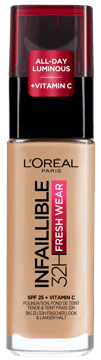 L'ORÉAL PARIS,podkład do twarzy kryjący, oddychający, nr 140 Beige Dore,przód