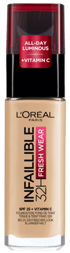 L'ORÉAL PARIS,podkład do twarzy kryjący, oddychający, nr 100,przód