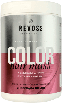 REVOSS,maska do włosów farbowanych, chroniąca kolor,przód