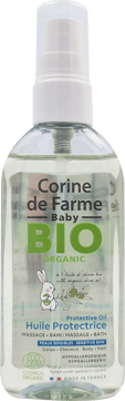 CORINE DE FARME,organiczna oliwka do ciała ochronna,przód