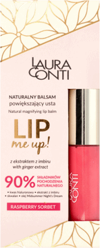 LAURA CONTI,balsam do ust naturalny, powiększający,przód