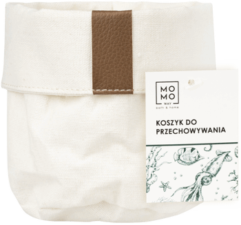 MOMO WAY,koszyk do przechowywania wym. 10 x 10 cm, Beżowy,przód