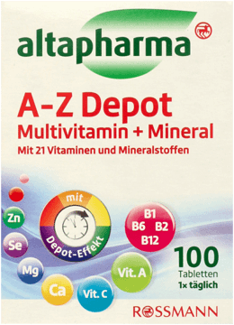 ALTAPHARMA,tabletki Multiwitamina i Minerały, suplement diety,przód