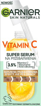 GARNIER,serum na przebarwienia z witaminą C,przód