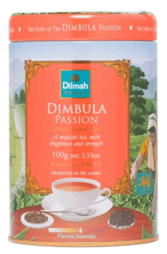DILMAH,herbata cejlońska, czarna z aromatem owoców leśnych Dimbula Passion,przód
