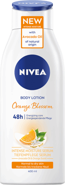 NIVEA,balsam do ciała z kwiatem pomarańczy,przód