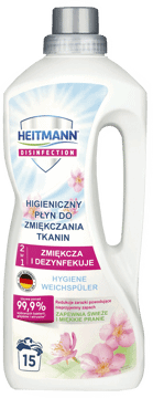 HEITMANN,higieniczny płyn do zmiękczania tkanin 2w1,przód