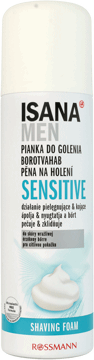 ISANA MEN,pianka do golenia do skóry wrażliwej, dla mężyczn,przód