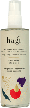 HAGI,naturalna mgiełka do ciała Malinowy Chruśniak,przód