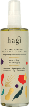 HAGI,naturalny olejek do ciała Malinowy Chruśniak,przód
