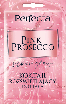 PERFECTA,koktajl do ciała rozświetlający, Pink Prosecco,przód