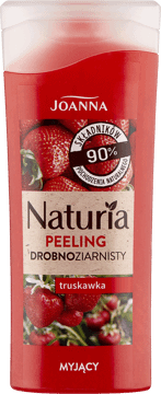 JOANNA NATURIA,peeling drobnoziarnisty truskawka,przód