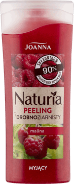 JOANNA NATURIA,peeling drobnoziarnisty malina,przód